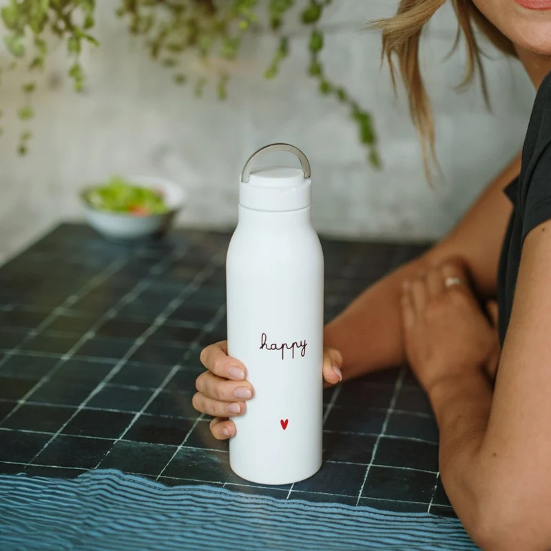 Borraccia termica Happy cuore - 0,5 l