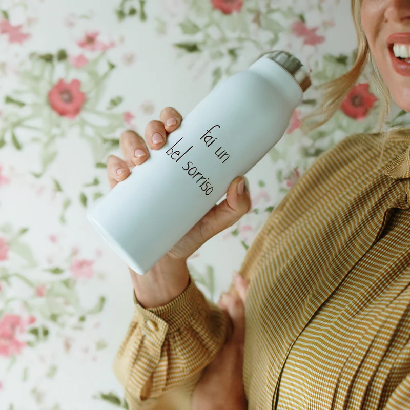 Borraccia termica Fai un bel sorriso - 0,5 l