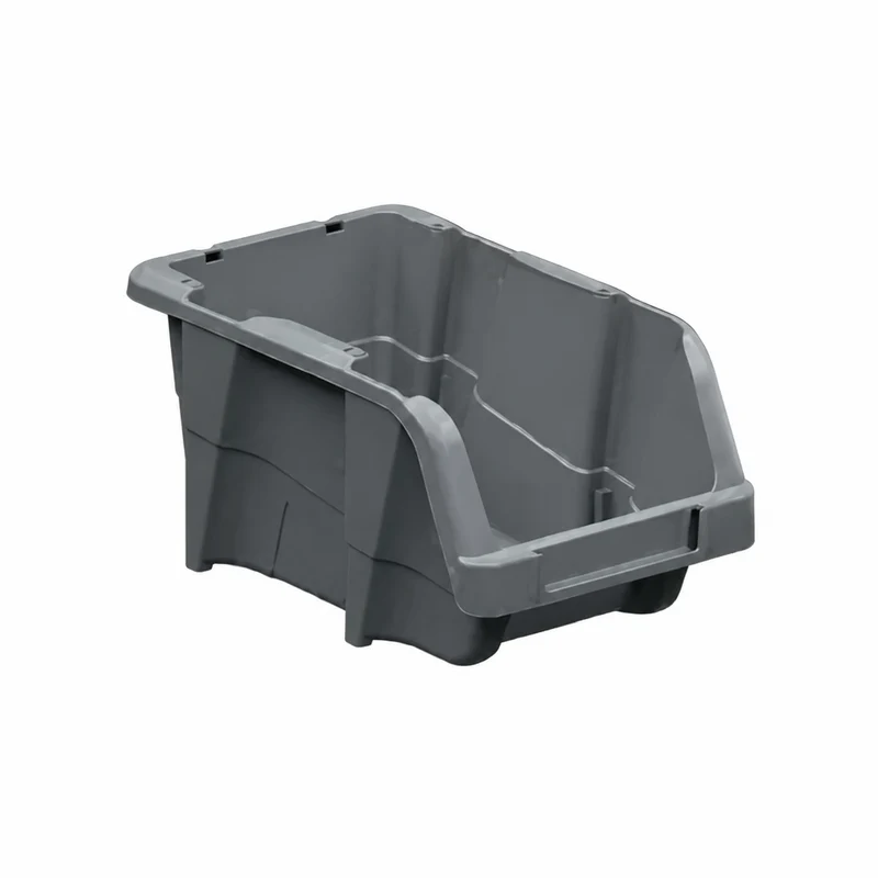 Contenitore In Polipropilene Grigio 17x10x8,4 Cm