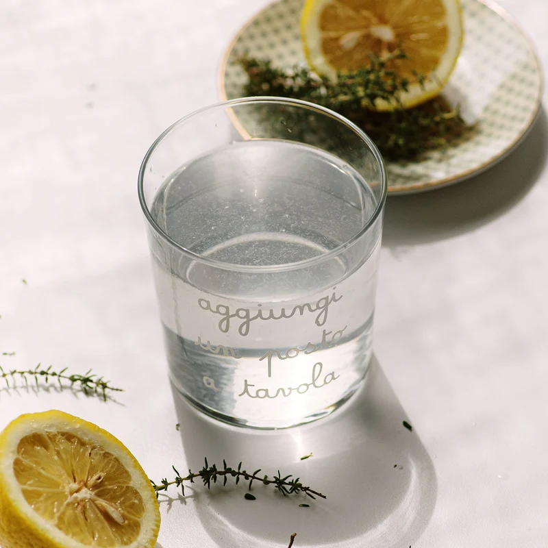 Set 6 Bicchieri acqua Aggiungi un posto a tavola