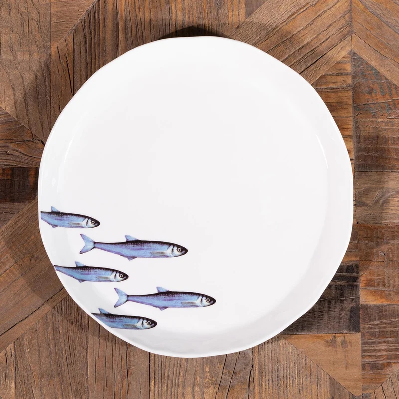 Set 2 Piatti piani Sardine