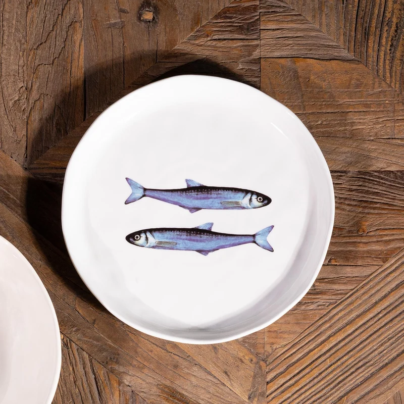 Set 2 Piatti da dessert Sardine