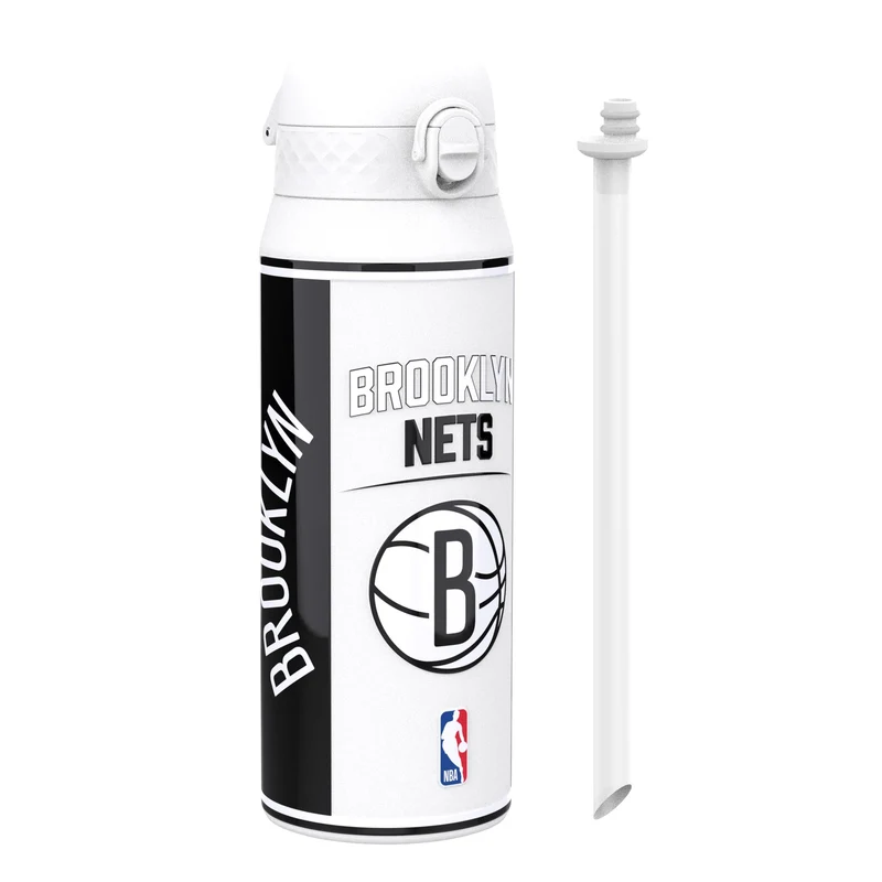 NBA x ION8, Insulated Steel Bottle, Brooklyn Nets, 24oz