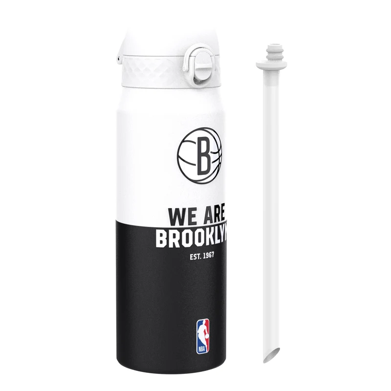 NBA x ION8, Insulated Steel Bottle, Brooklyn Nets, 24oz