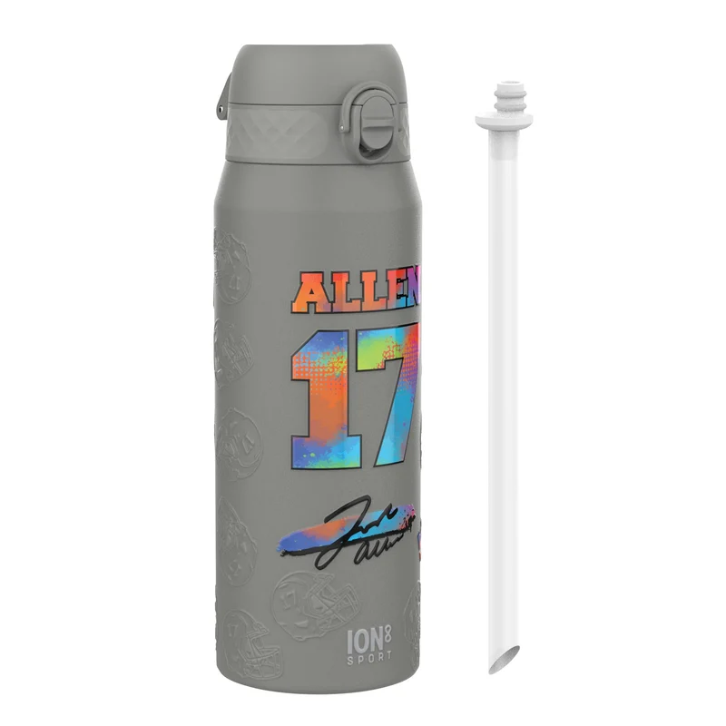 NFL x Ion8 Sports, Insulated Bottle, Signature Series, Josh Allen, 24oz