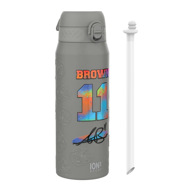 NFL x Ion8 Sports, Insulated Bottle, Signature Series, AJ Brown, 24oz