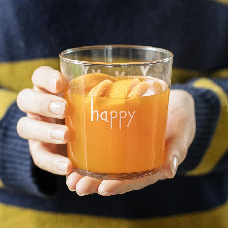 Set 6 bicchieri Happy cuore