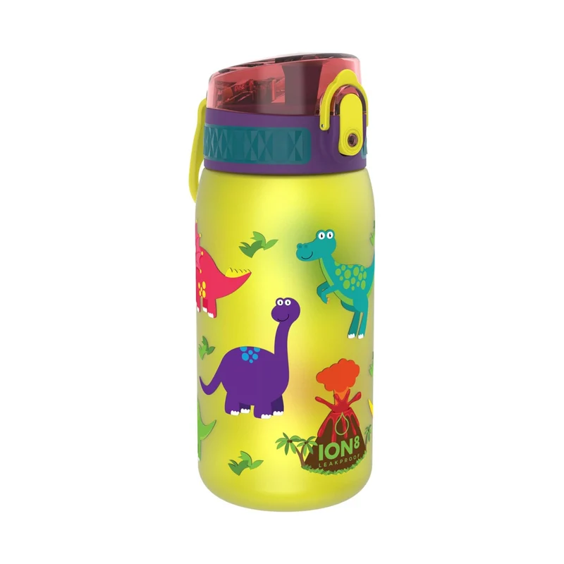 Leak Proof Kids Water Bottle, BPA Free, Dinosaurs, Pod 350ml (12oz)