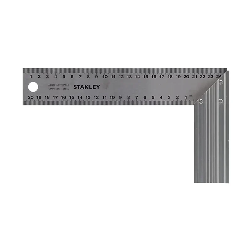 Stanley 1-45-685 - Squadra acciaio inox da falegname 250mm