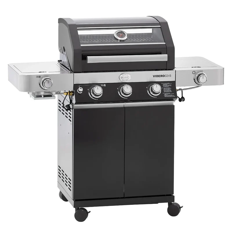 Rosle Videro G3-S VARIO+ 250530 - Barbecue a gas 17Kw - 30mbar - 3 Fuochi