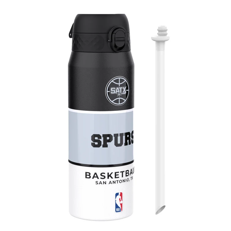 NBA x ION8, Insulated Steel Bottle, SA Spurs, 24oz