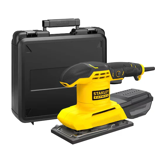 Stanley FMEW214K-QS – Levigatrice orbitale 280W 1/3 di foglio con valigetta