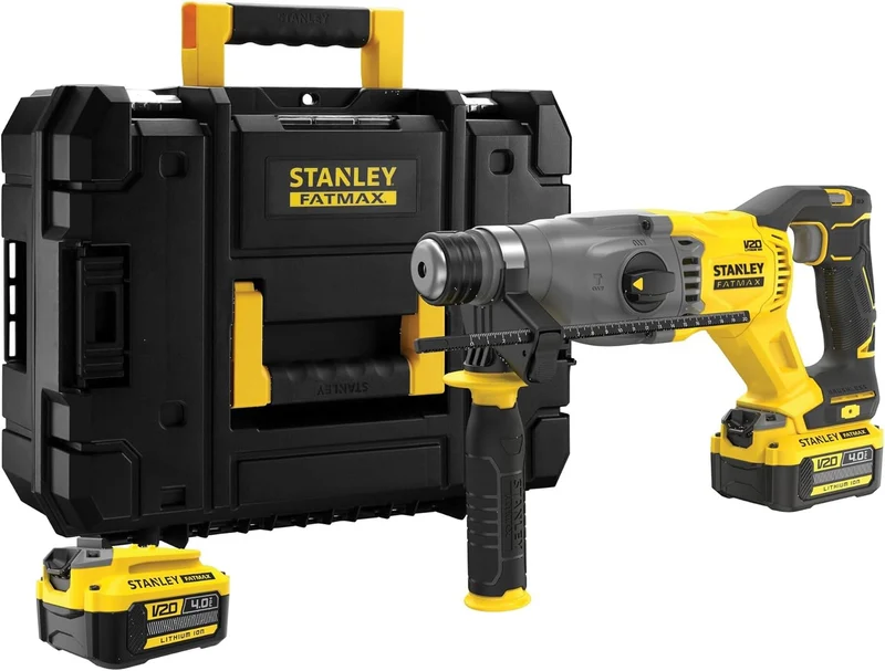 Stanley SFMCH900M22-QW - Tassellatore a batteria SDS Plus 18V FATMAX V20 - 2 x 4.0Ah