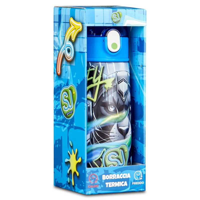 Borraccia Animali Sj Gang Glace Panther Boy 460 ml