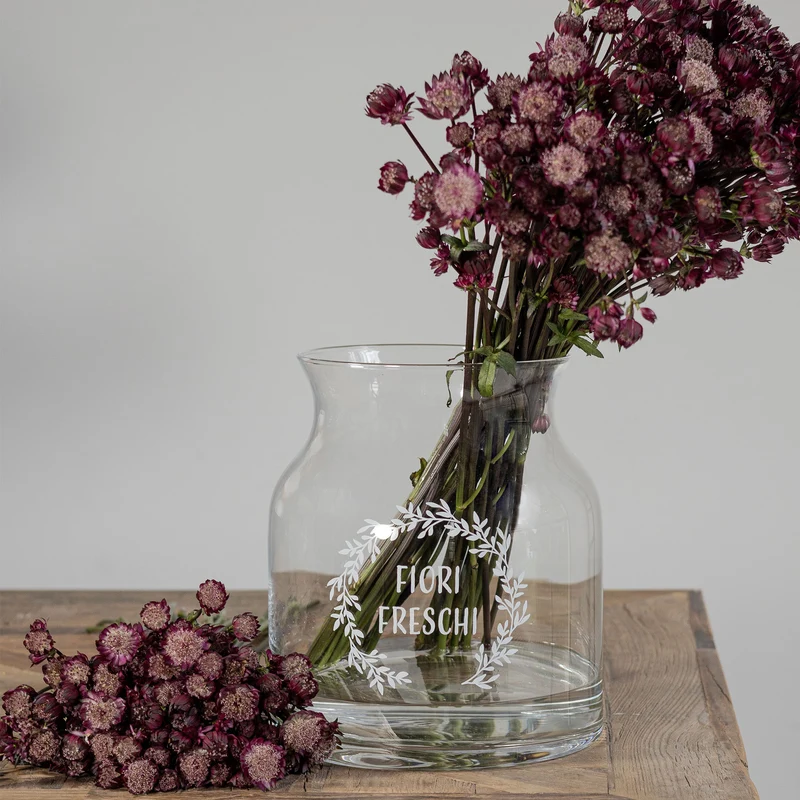 Vaso Portafiori decoro Fiori Freschi