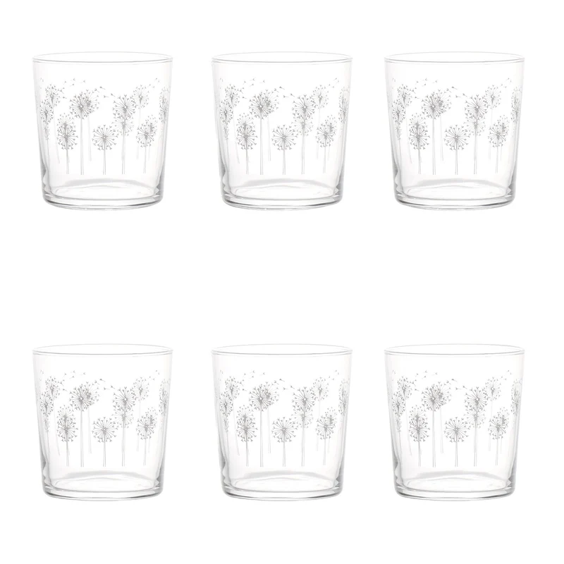 Set 6 Bicchieri Soffioni