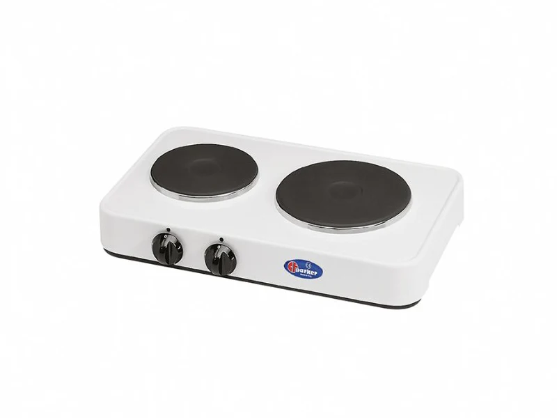 5322P Fornello 2 Fuochi Bianco 220V
