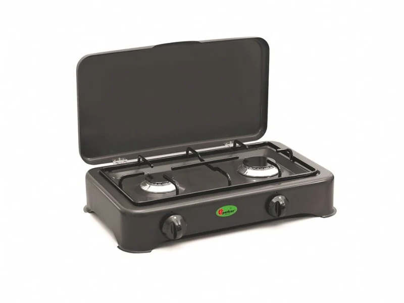 Fornello 2 Fuochi Black