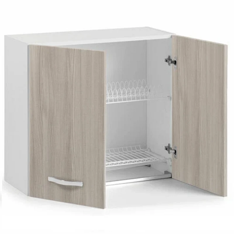 Pensile Scolapiatti Cucina Federica 80 Cm Olmo