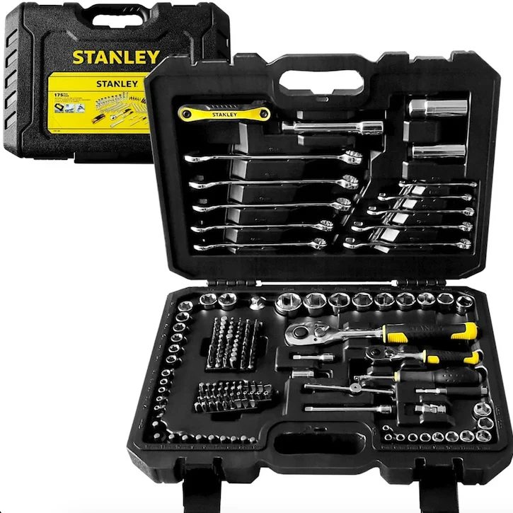 Stanley STMT17380-1 - Valigetta cassetta attrezzi con chiavi a bussola - 175 utensili