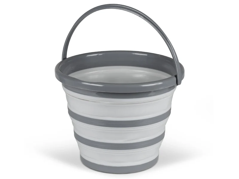 Collapsible Bucket 10 L Grey