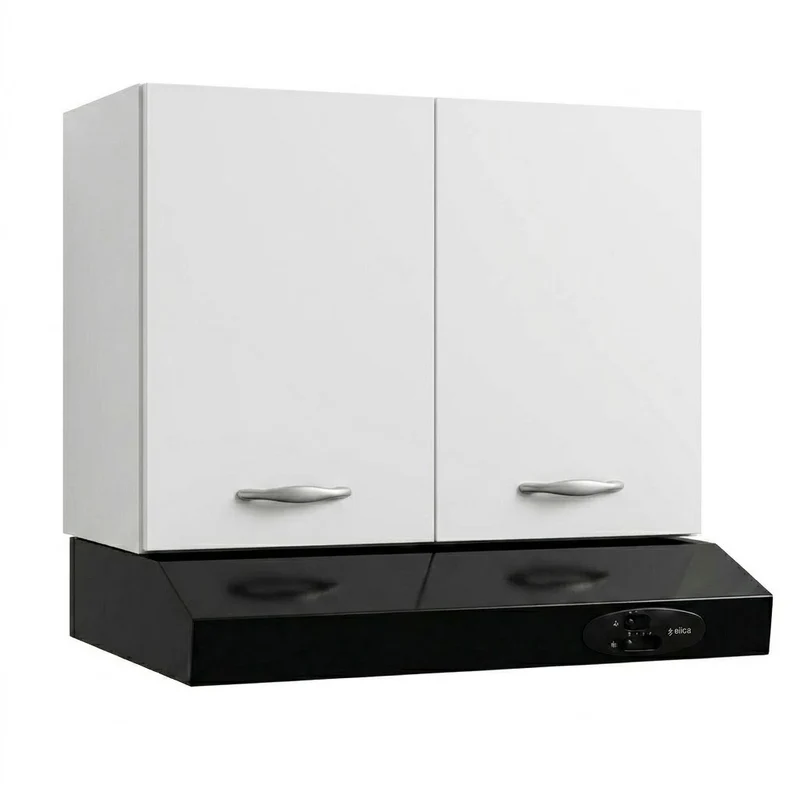 Pensile + Cappa Cucina Federica 60 Cm Bianco