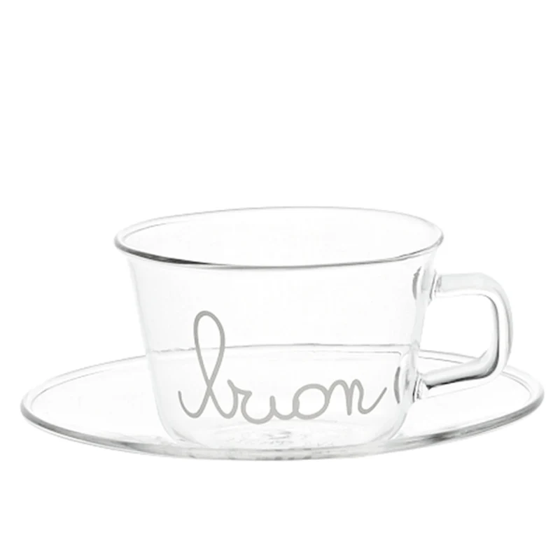 Set 2 tazzine espresso con piattino Buon Caffè