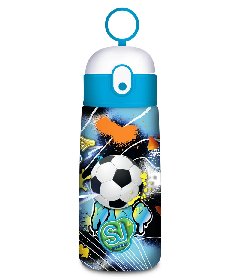 Borraccia con Cannuccia Sj Gang Calcio 460 ml