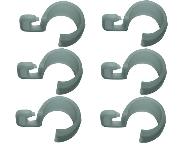 Clips Plastica Asola Aperta 6 pz.
