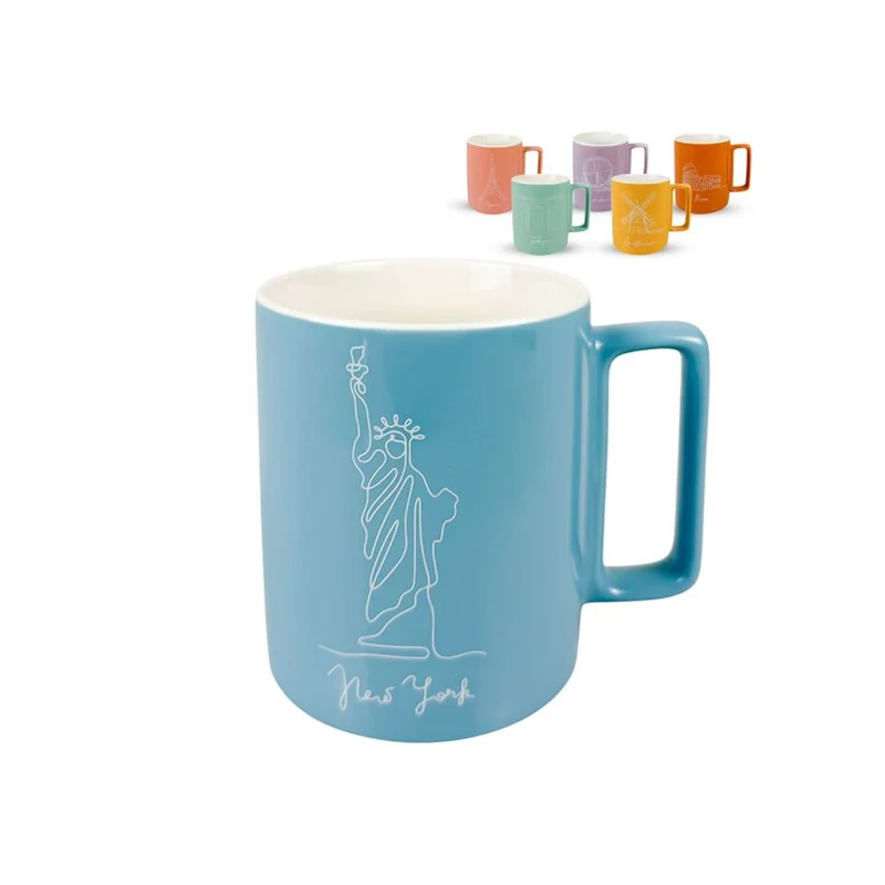 Tazza Mug Linea Iris City Assortita