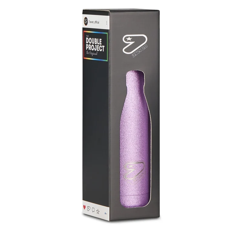 Borraccia Termica Seven Shine Lilla 500 ml