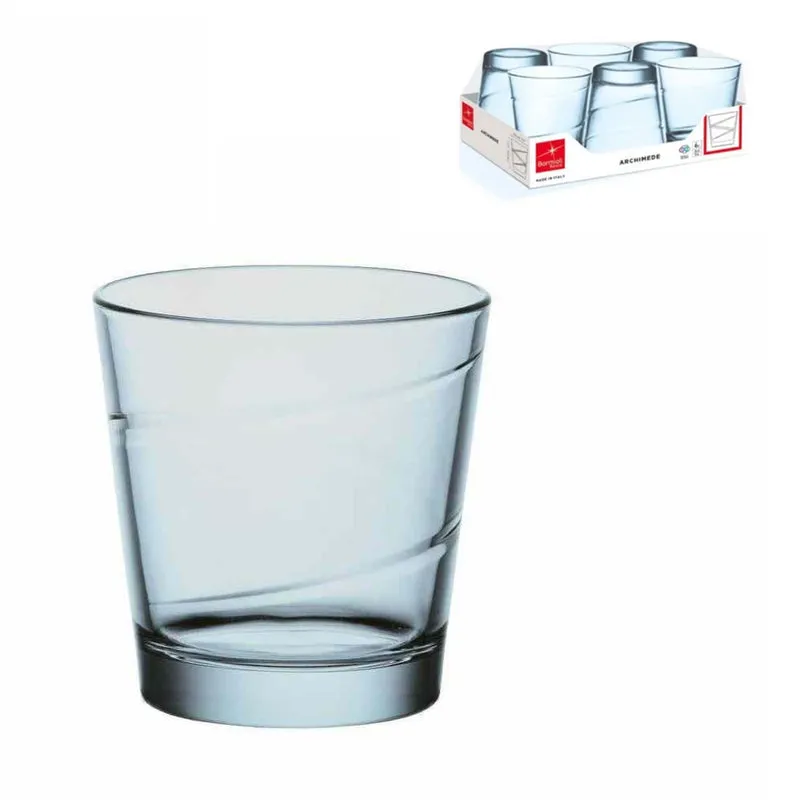 Bicchieri Archimede 6 Pezzi 24 Cl Azzurri