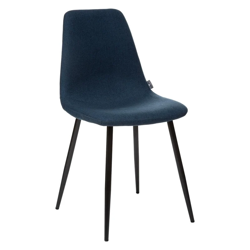 Sedia in Tessuto Tyka Blu 45 x 51 x 87 cm