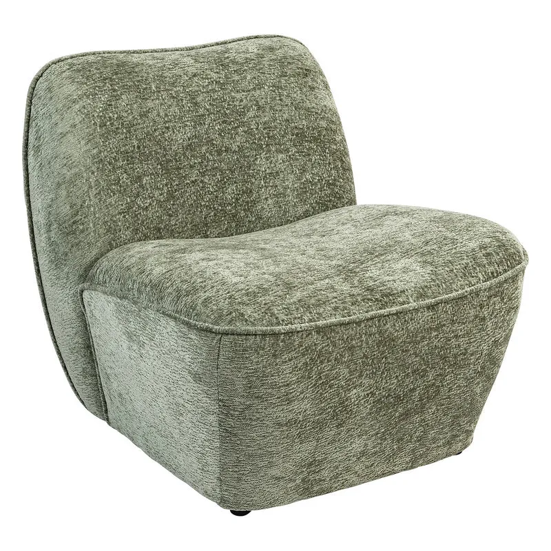 Poltrona in Velluto Minari Verde 81 x 73 x 71 cm