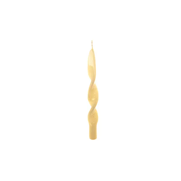 Candela Fiamma Lucida H25cm Avorio