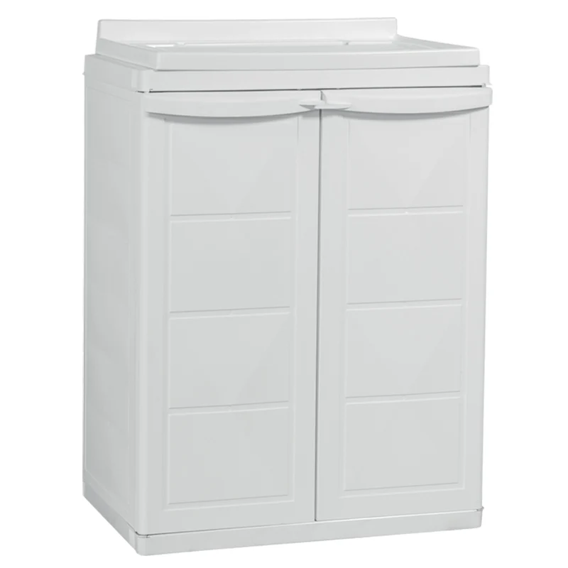 Lavatoio Slim 2 Ante Bianco 60x45x85 Cm
