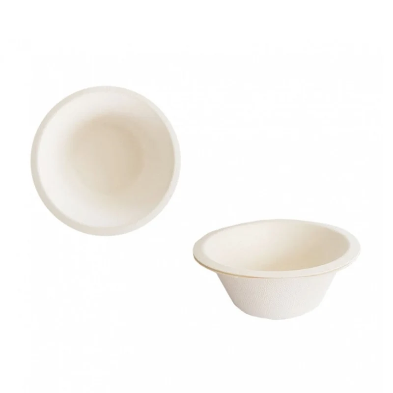 Ciotoline Biocompostabili Bianco 11,5 cm - 50 pezzi