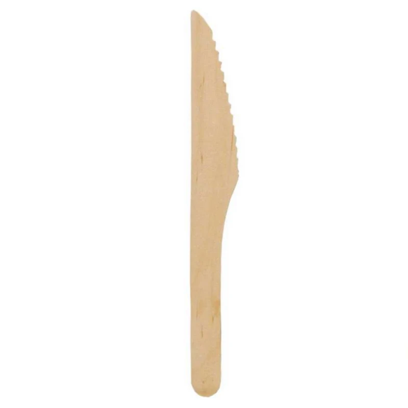 Coltelli in Legno Naturale 16 cm - 100 pezzi