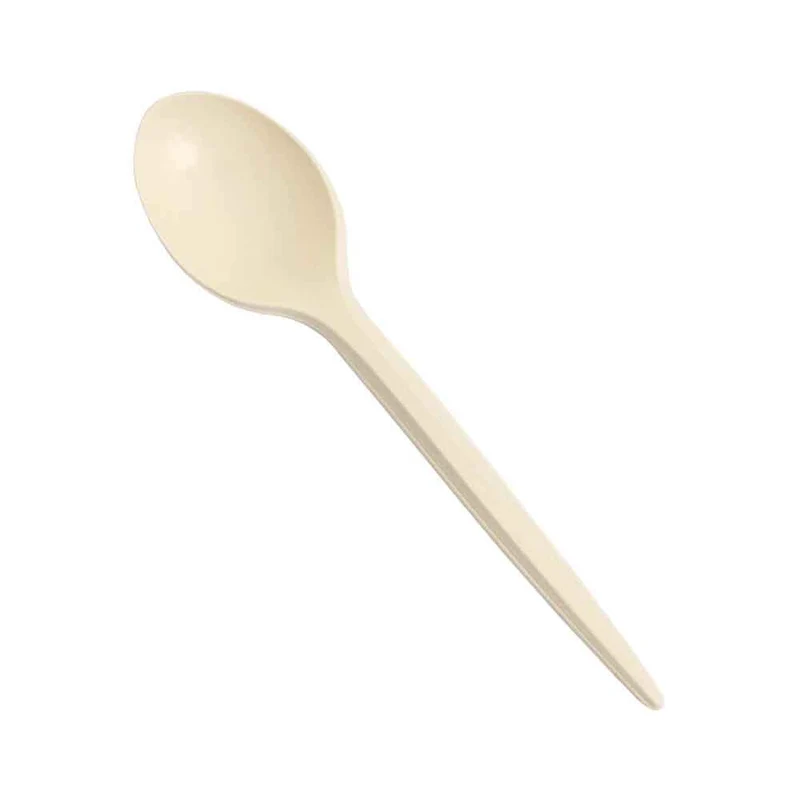 Cucchiai Biocompostabili Bianco 16 cm - 20 pezzi