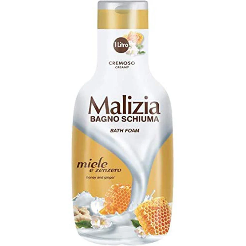 Malizia Bagno 1lt Miele/Zenzero