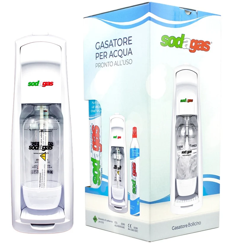 Gasatore Soda Gas Bollicino Bianco
