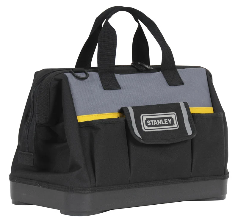 Stanley 1-96-183, borsa porta attrezzi 16" in tessuto con fondo rigido