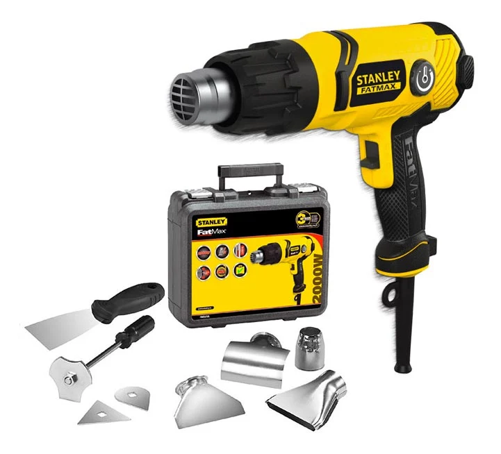 Stanley FatMax FME670K, phon pistola termica 2000W con accessori e valigetta