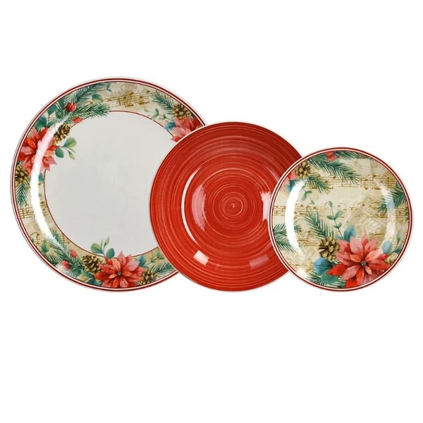 Servizio Tavola Natale 18pz Sinfonia