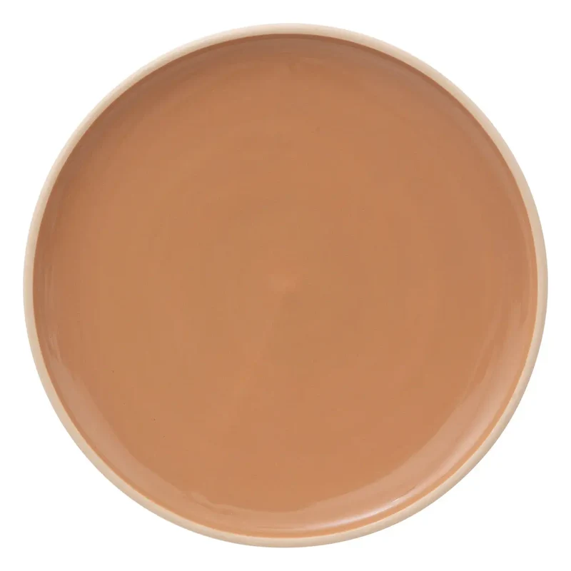 Piatto Piano in Ceramica Asma Rosa Antico 27 cm