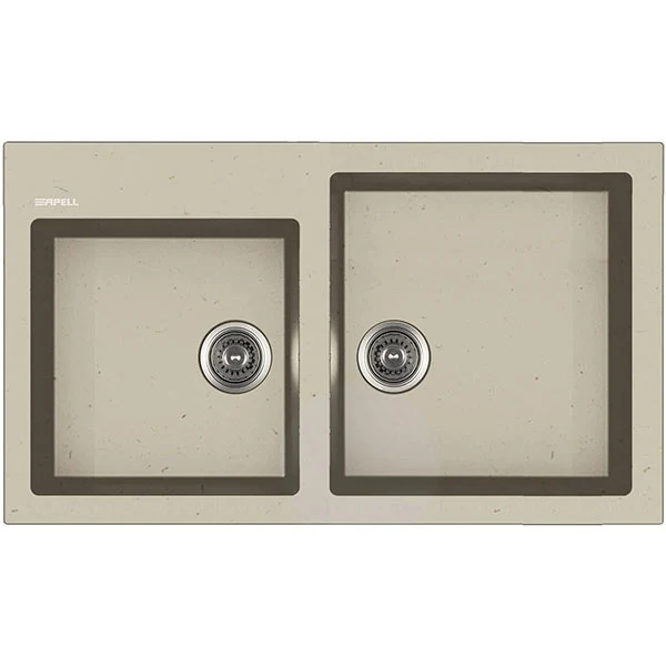 Lavello Apell Granito 86x50 2 Vasche Avena