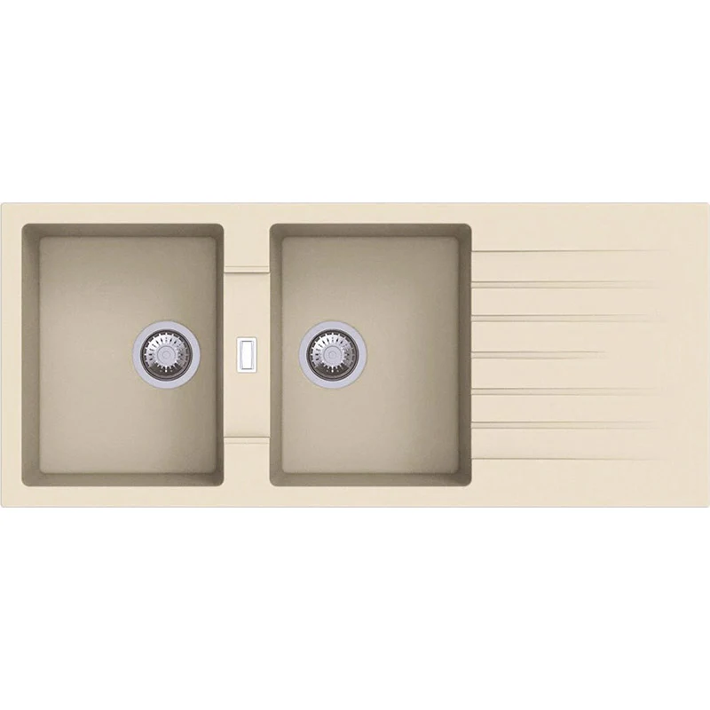 Lavello 2 Vasche 116x50 Avena