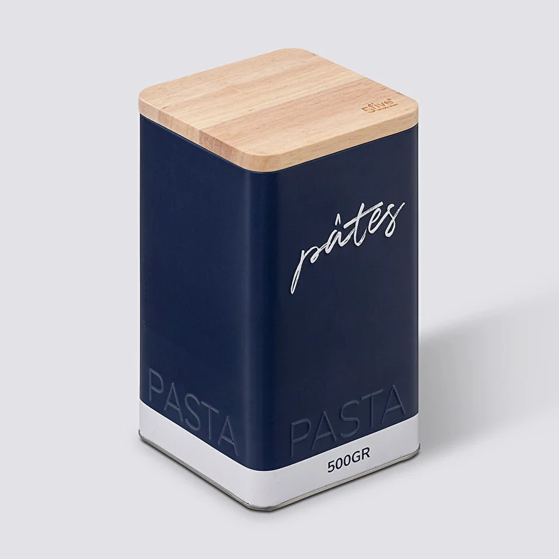 Scatola in Latta Rettangolare per Pasta 19 cm