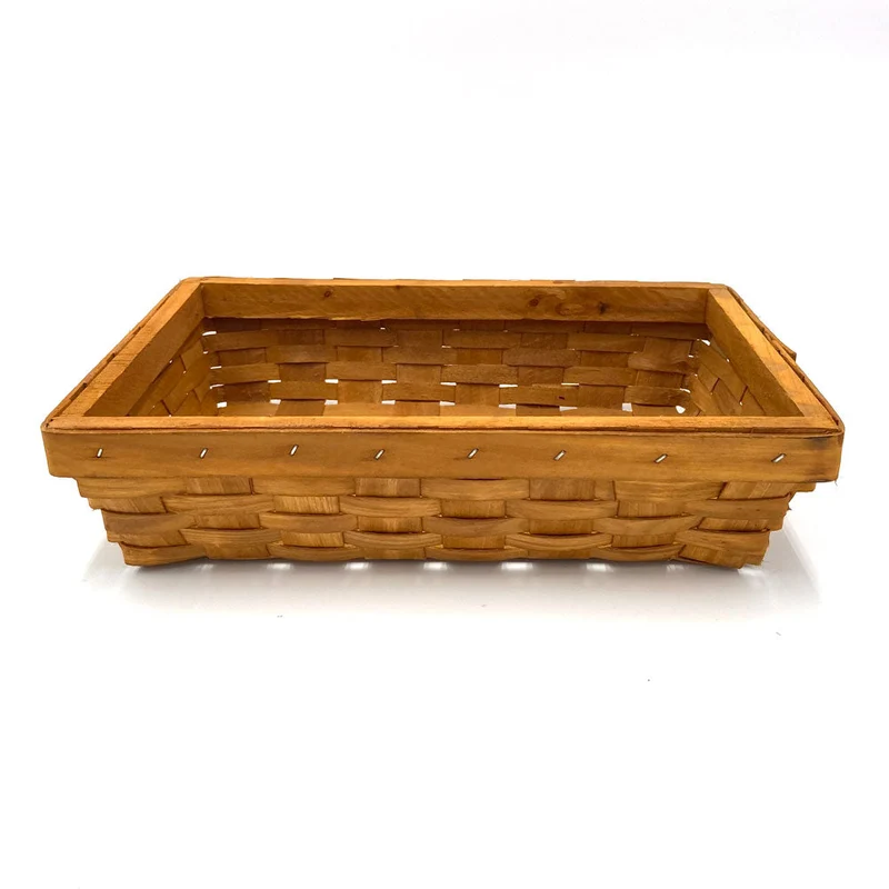 Cesto Rattan Rettangolare 30 x 19 x 7 cm Nocciola