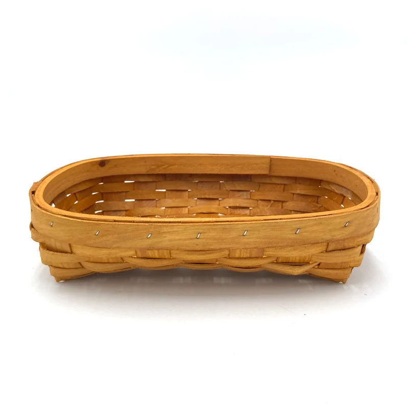 Cesto Rattan Ovale 30 x 19 x 7 cm Nocciola